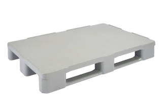 Pallet in plastica per camera bianca 1200 x 800 3 pesanti - Qpw1208hp3rr cd - QPW1208HP3RR-CD