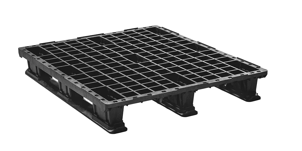 Palet pl&aacute;stico 1200 x 1000 abierta  3 patines light - 2 qp1210lb3rr t vs - 2.QP1210LB3RR