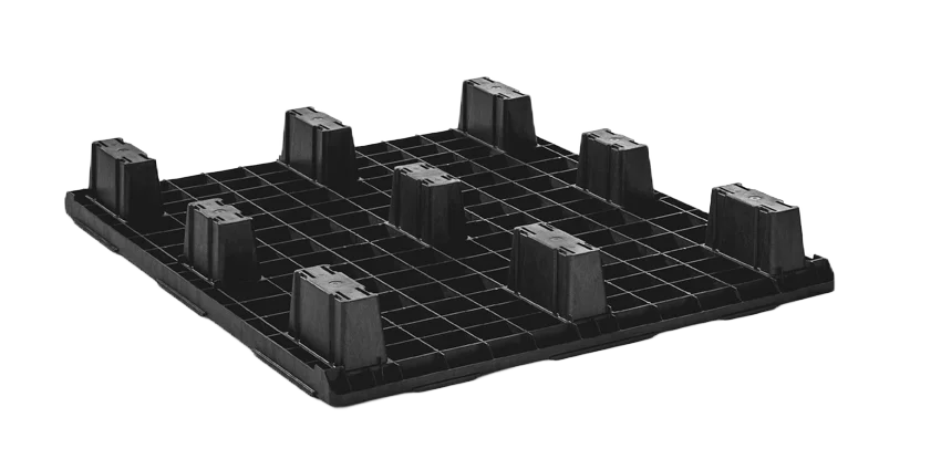 Plastic pallet 1200 x 1000 open deck  9 feet light - 2 qp1210lb9fr b free - 2.QP1210LB9FR