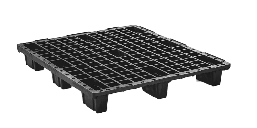 Palet pl&aacute;stico 1200 x 1000 abierta  9 pies light - 2 qp1210lb9fr t free 1 - 2.QP1210LB9FR