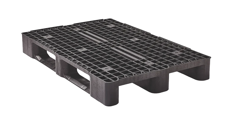 Kunststof pallet 1200 x 800 3 runners medium (NEW) - 3 1208mx 3runners open deck 3 - 5.QP1208MB3RR