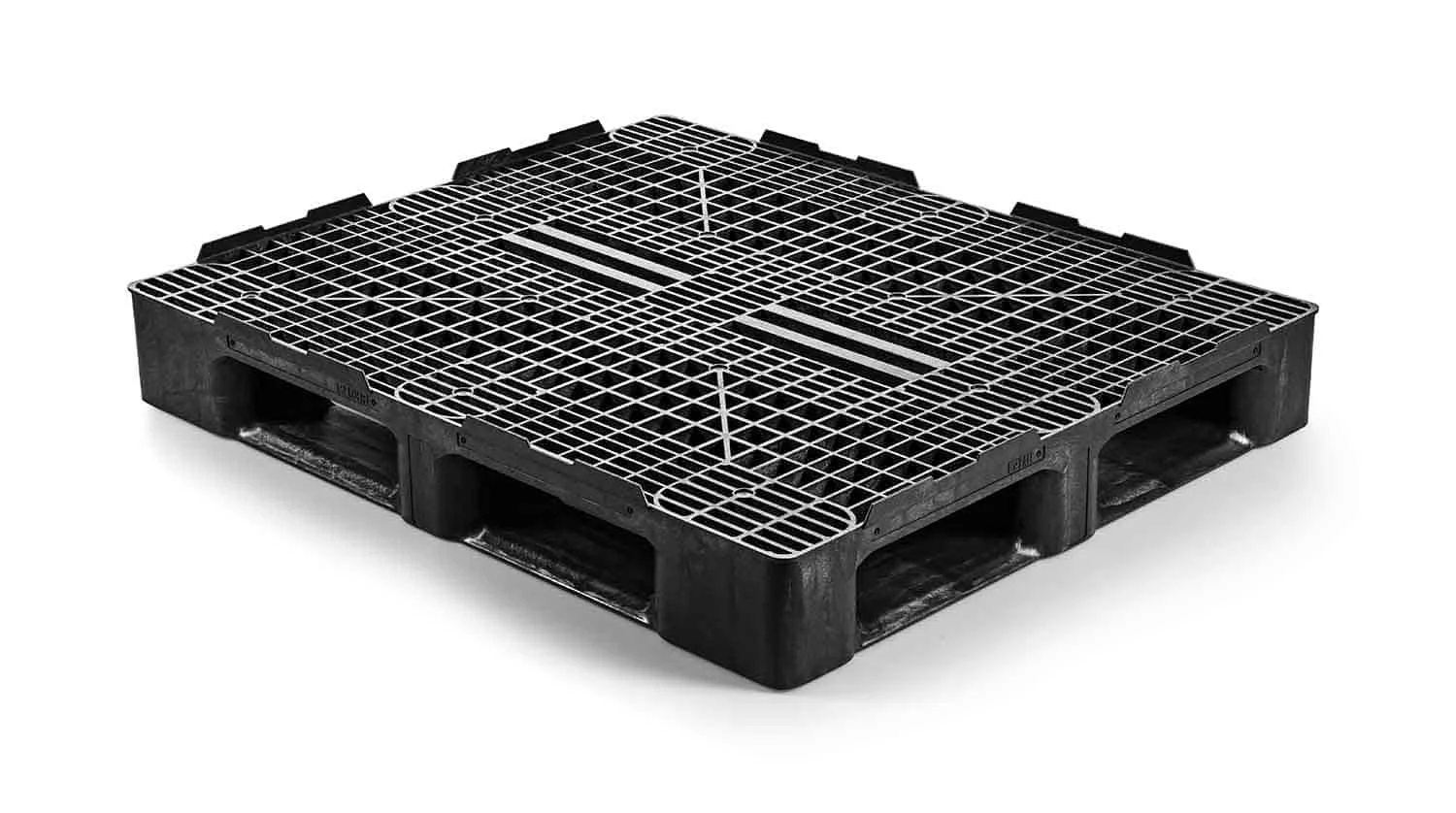Kunststof pallet 1200 x 1000 heavy 5 onderlatten heavy - 3 qp1210hr5rr 22mm 2 - 3.QP1210HB5RR