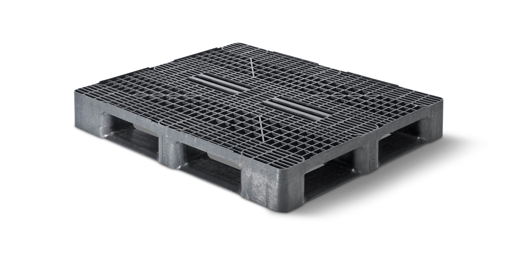 Pallet in plastica heavy 1200 x 1000 5 guide pesanti - 3qp1210hb5rr - 3.QP1210HB5RR