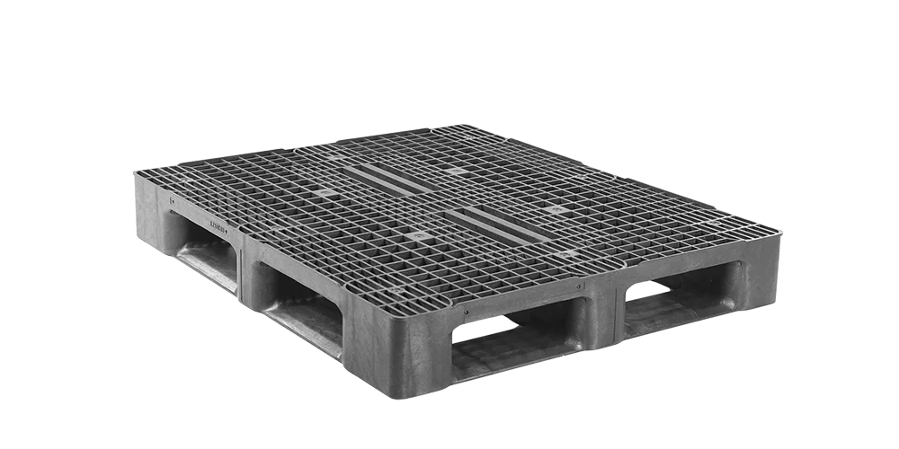 Plastic pallet heavy 1200 x 1000 5 runners heavy - 4qp1210hb5rr - 4.QP1210HB5RR