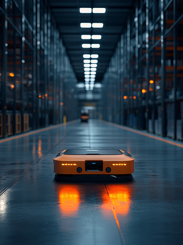 AGV in warehouse