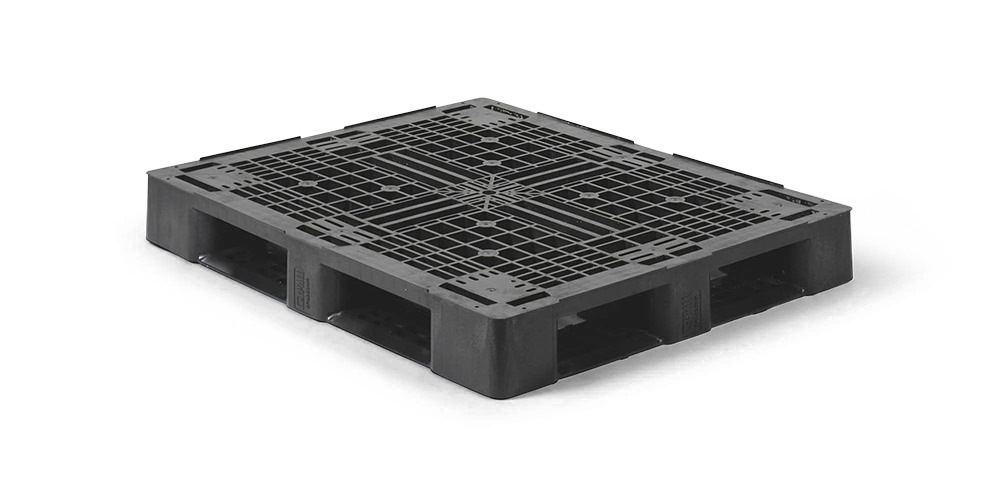 CP6 Plastic pallet 1200 x 1000 open deck  6 runners medium - Cp pallets cp6 2qp1210mb6rr cp6 1