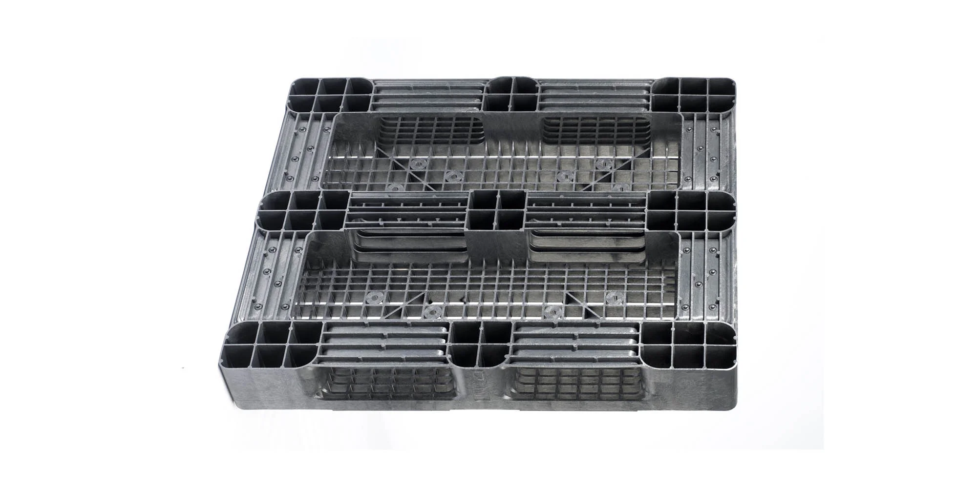Kunststof pallet 1200 x 1000 heavy 5 onderlatten heavy - Kunststof pallet 1000 1200 3 qp1210hr5rr b 1 - 3.QP1210HB5RR