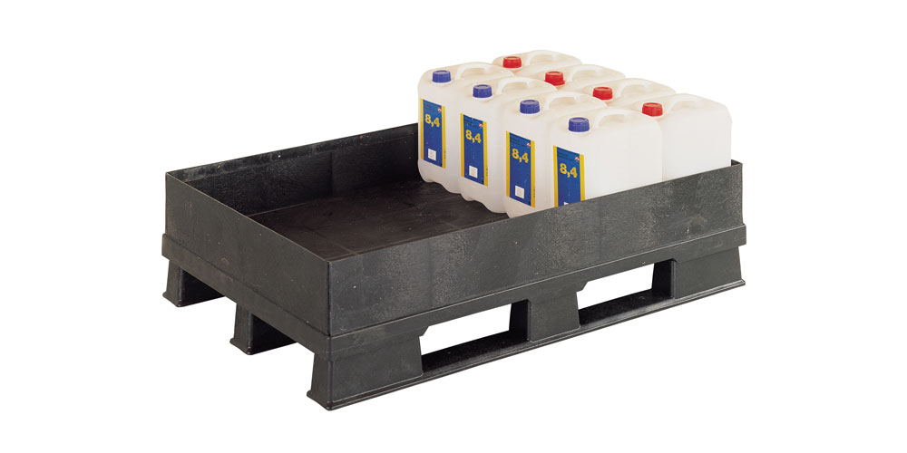 Ritenzione bacino in plastica 1200 x 800  3 listelli - Lekbak qpbin120l 2