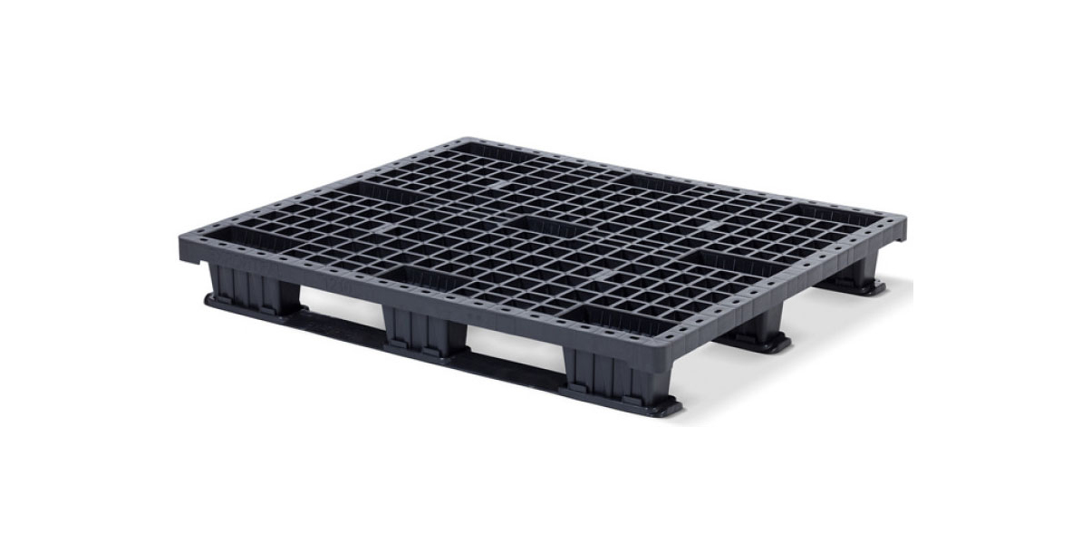 Kunststof pallet 1200 x 1000 open dek 3 onderlatten light - N qp1210l3r top 8