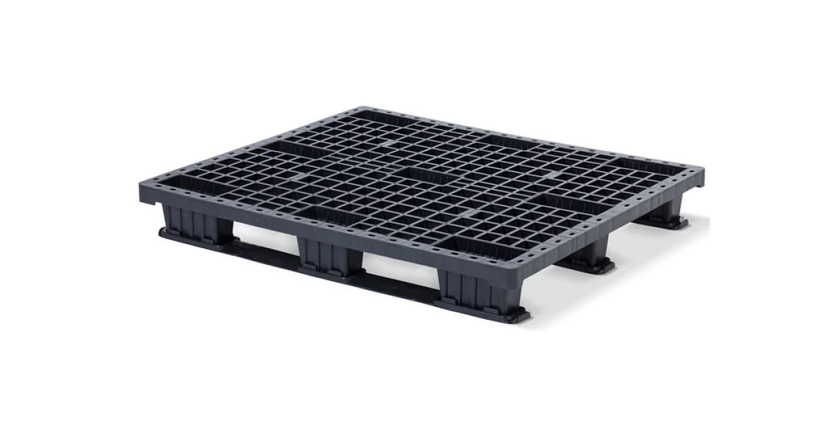 Palet pl&aacute;stico 1200 x 1000 abierta 3 patines light - N qp1210l3r top 8 - N.QP1210LB3RR