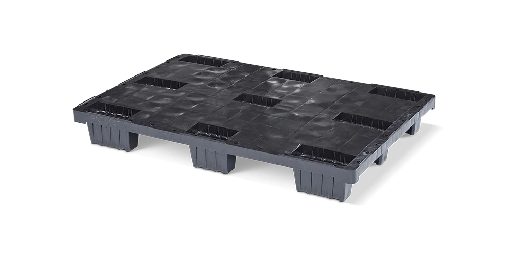 Palet pl&aacute;stico 1200 x 800 cerrado 9 pies light - Qp1208lb9fr cd 1 - QP1208LB9FR-CD