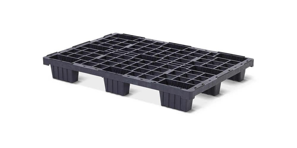 Plastic pallet 1200 x 800 open deck  9 feet light - Qp1208lb9fr