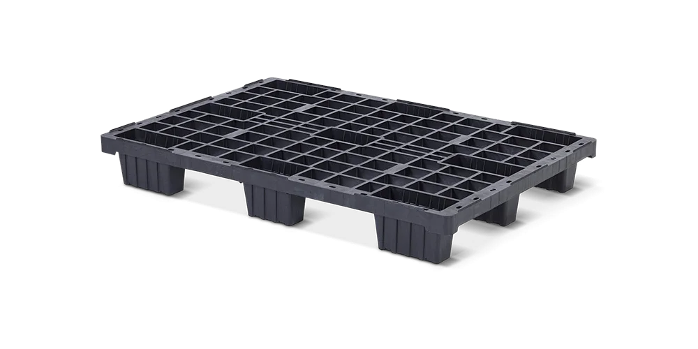 Palet pl&aacute;stico 1200 x 800 abierta 9 pies - Qp1208lb9fr - QP1208LB9FR