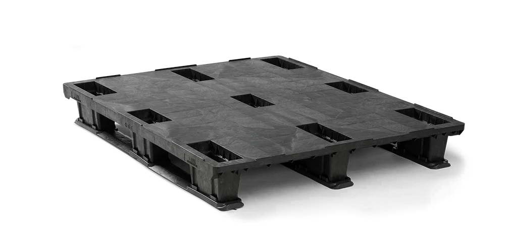 Palet pl&aacute;stico 1200 x 1000 cerrado 3 patines light - Qp1210lb3rr cd 2 - 2.QP1210LB3RR-CD