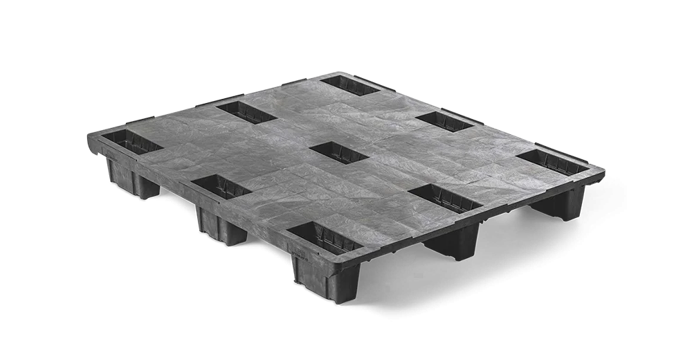 Palet pl&aacute;stico 1200 x 1000 cerrado 9 pies light - Qp1210lb9fr cd 1 - 2.QP1210LB9FR-CD