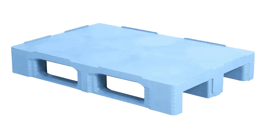 Palet higi&eacute;nicos 1200 x 800 cerrado 3 patines - Qph1208hp3rr cdb 1 - QPH1208HP3RR-CDB