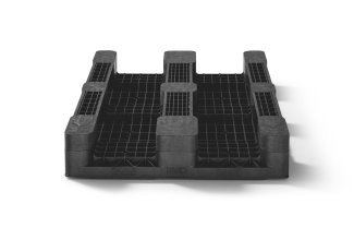 Plastic pallet 1200 x 800 open deck  3 runners heavy - 2 qp1208hx3rr 3  - 2.QP1208HB3RR