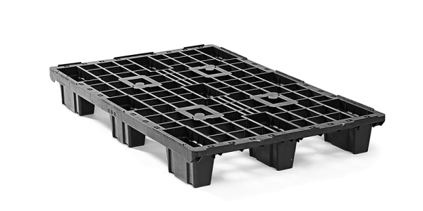 Palet plástico 1200 x 800 abierta 9 pies - 2 qp1208lb9fr - 2.QP1208LB9FR