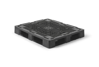 Plastic pallet 1200 x 1000 open deck  6 runners medium - 2 qp1210mb6rr 1 - 2.QP1210MB6RR