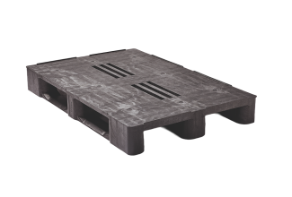 Pallet in plastica 1200 x 800 3 listelli ponte chiuso medium - 3 1208mx 3runners closed deck 1 - 4.QP1208MB3RR-CD