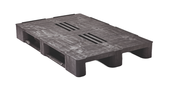 Pallet in plastica 1200 x 800 3 listelli ponte chiuso medium - 3 1208mx 3runners closed deck 1 - 4.QP1208MB3RR-CD