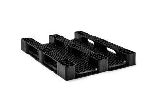 Palet plástico 1200 x 1000 abierta 3 patines medium - 3 qp1210mx3rr bottom