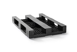 Palet plástico 1200 x 800 cerrado 3 patines medium - Europal800rr b