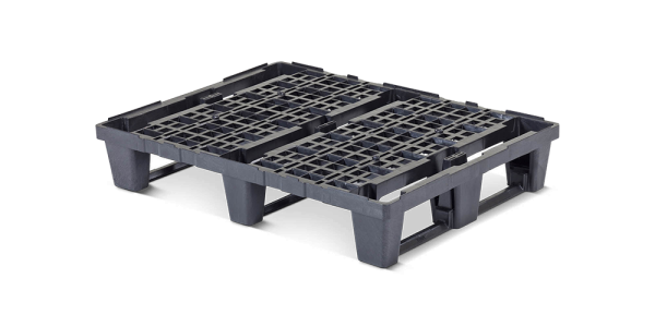 Display pallet 600 x 800 ponte aperto 3 listelli light - Kunststof dislay pallet 600 800 qp6080lb3rr - QP6080LR3RR