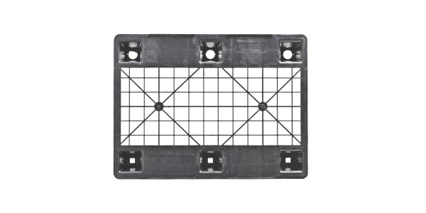 Display pallet 600 x 800 open deck  6 feet - Kunststof dislay pallet 600 800 qp6080mr6fr 1 - QP6080M6FR