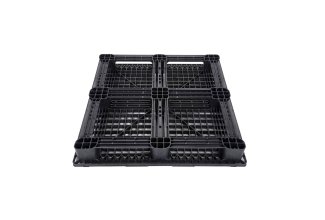 Pallet in plastica 1200 x 1200 ponte aperto  6 listelli medium - Kunststof pallet 1200 1200 qp1212mr6rr 2