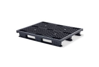 Plastic pallet 1200 x 1000 open deck 3 runners light - N qp1210l3r top 8 - N.QP1210LB3RR