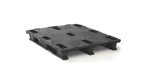 Plastic pallet 1200 x 1000 closed deck 3 runners light - N qp1210lb3rr cd - N.QP1210LB3RR-CD