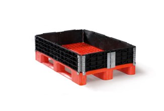 Plastic pallet collar 1200 x 800 - Q pallet vouwrand opzetrand 120x80 qpkvouwr1208 6 - QPKVOUWR1208-6