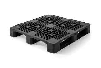 Palet pl&aacute;stico 1100 x 1100 abierta  3 patines heavy - Qp1111hb3rr - QP1111HB3RR