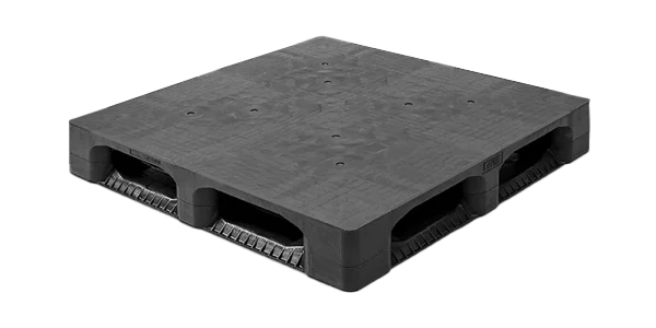 Palet pl&aacute;stico 1100 x 1100 cerrado 6 patines heavy - Qp1111hb6rr cd600x300xzr - QP1111HB6RR-CD