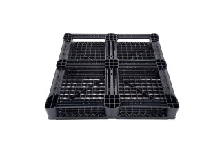 Plastic pallet 1140 x 1140 open deck  6 runners medium - Qp1140mr6rr 1 2000x1000 1 - QP1140MB6RR