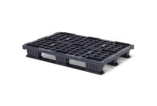 Pallet in plastica 1200 x 800 ponte aperto  3 listelli light - Qp1208lb3rr - QP1208LB3RR