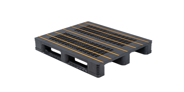 Palet para pooling 1200 x 1000 abierta 3 patines - Qp1210hp3r ao top - QP1210HP3R-AO
