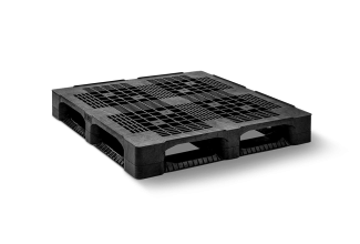 Pallet in plastica 1200 x 1200 ponte aperto  6 listelli heavy - Qp1212hb6rr 1 - QP1212HB6RR