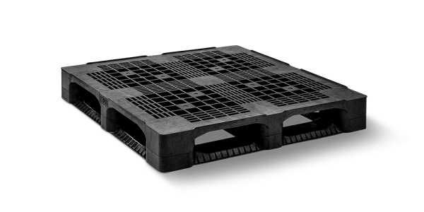 Palettes plastique 1200 x 1200 pont supérieur ouvert  6 semelles lourde - Qp1212hb6rr 1 - QP1212HB6RR
