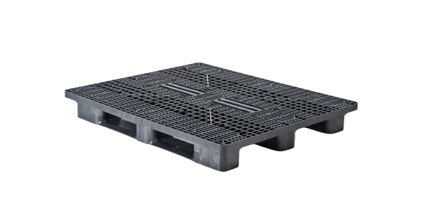 Palettes plastique 1300 x 1100 pont supérieur ouvert 3 semelles lourde - Qp1311hb3r - 4.QP1311HB3R