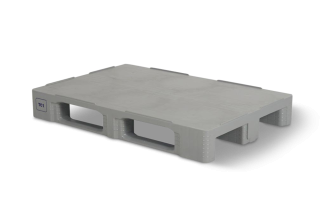 Pallet alimentare e igienici 1200 x 800  chiuso 3 listelli rinforzato - Qph1208hp3rr cdgr 2 - QPH1208HP3RR-CDGR